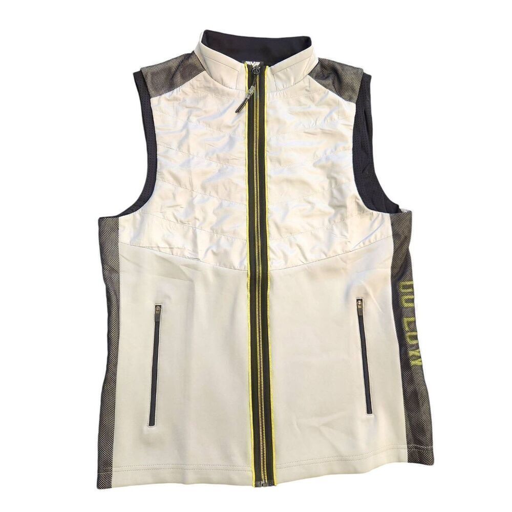 Parsons Extreme Golf x Nick Jonas Mix Media Jacket Vest NWOT $250 Gray Small